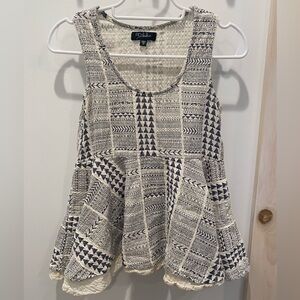 RD + koko Peplum Top / Shirt Sz. XS